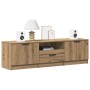 Mueble de TV roble artesanal 140x35x40 cm madera de ingeniería en Muebles TV | Comprar online en Foru.es