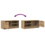 Muebles para TV 2 uds madera roble artisan 80x35x36,5 cm en Muebles TV | Comprar online en Foru.es