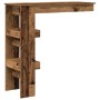 Mesa de bar de pared madera contrachapada envejecida en Mesas de comedor | Comprar online en Foru.es