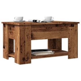 Mesa de centro madera de ingeniería madera antigua 79x49x41 cm en Mesas de centro | Comprar online en Foru.es