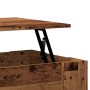 Mesa de centro madera de ingeniería madera antigua 79x49x41 cm en Mesas de centro | Comprar online en Foru.es