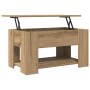 Mesa de centro madera de ingeniería roble artesanal 79x49x41 cm en Mesas de centro | Comprar online en Foru.es