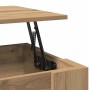Mesa de centro madera de ingeniería roble artesanal 79x49x41 cm en Mesas de centro | Comprar online en Foru.es