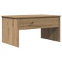Mesa de centro madera ingeniería roble artisan 80x50,5x41,5 cm en Mesas de centro | Comprar online en Foru.es