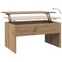 Mesa de centro madera ingeniería roble artisan 80x50,5x41,5 cm en Mesas de centro | Comprar online en Foru.es