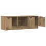 Mueble de TV madera contrachapada artisan roble 102x35x36,5 cm en Muebles TV | Comprar online en Foru.es