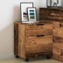 Archivador ruedas madera contrachapada madera vieja 45x38x54 cm en Armarios y almacenamiento | Comprar online en Foru.es