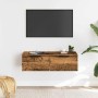 Armario de pared madera de ingeniería envejecida 68x30x20 cm en Armarios y almacenamiento | Comprar online en Foru.es