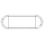 Arriate de gaviones de hierro galvanizado 300x100x50 cm de vidaXL, Maceteros y jardineras - Ref: Foro24-152041, Precio: 89,67...