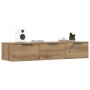 Armario de pared madera ingeniería roble artesano 102x30x20cm en Armarios y almacenamiento | Comprar online en Foru.es