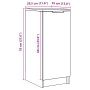 Mueble zapatero madera de ingeniería envejecida 29,5x35x70 cm en Armarios y almacenamiento | Comprar online en Foru.es