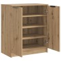 Mueble zapatero madera de ingeniería roble artisian 59x35x70 cm en Armarios y almacenamiento | Comprar online en Foru.es