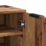 Mueble zapatero madera de ingeniería envejecida 29,5x35x100,5cm en Armarios y almacenamiento | Comprar online en Foru.es