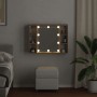 Mueble espejo y LED madera ingeniería roble artisan 76x15x55cm en Armarios y almacenamiento | Comprar online en Foru.es