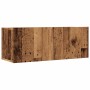 Muebles para TV de pared 2 uds madera envejecida 80x30x30 cm en Muebles TV | Comprar online en Foru.es