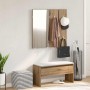 Set de muebles recibidor madera contrachapada roble artesanal en Bancos para recibidores y almacenamiento | Comprar online en Fo