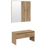 Set de muebles recibidor madera contrachapada roble artesanal en Bancos para recibidores y almacenamiento | Comprar online en Fo