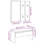 Set de muebles recibidor madera contrachapada roble artesanal en Bancos para recibidores y almacenamiento | Comprar online en Fo