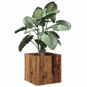Jardinera de madera contrachapada madera vieja 40x40x40 cm en Macetas y jardineras | Comprar online en Foru.es