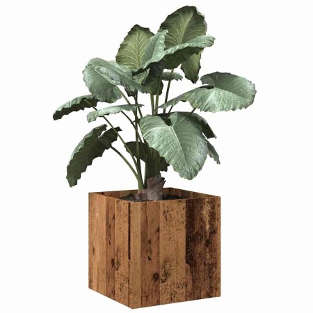 Jardinera de madera contrachapada madera vieja 40x40x40 cm en Macetas y jardineras | Comprar online en Foru.es