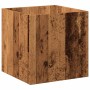 Jardinera de madera contrachapada madera vieja 40x40x40 cm en Macetas y jardineras | Comprar online en Foru.es