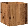 Jardinera de madera contrachapada madera vieja 40x40x40 cm en Macetas y jardineras | Comprar online en Foru.es