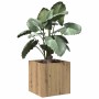 Jardinera de madera contrachapada roble artesanal 40x40x40 cm en Macetas y jardineras | Comprar online en Foru.es
