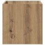 Jardinera de madera contrachapada roble artesanal 40x40x40 cm en Macetas y jardineras | Comprar online en Foru.es