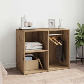 Mueble vestidor madera ingeniería roble artesanal 80x40x65 cm en Armarios y almacenamiento | Comprar online en Foru.es