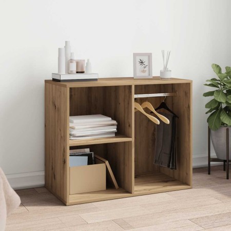 Mueble vestidor madera ingeniería roble artesanal 80x40x65 cm en Armarios y almacenamiento | Comprar online en Foru.es