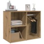 Mueble vestidor madera ingeniería roble artesanal 80x40x65 cm en Armarios y almacenamiento | Comprar online en Foru.es