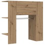 Mueble recibidor madera ingeniería roble artesanal 97,5x37x99cm en Armarios y almacenamiento | Comprar online en Foru.es