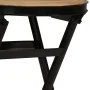 Escritorio y taburete plegable madera maciza mango 115x50x76 cm de vidaXL, Escritorios - Ref: Foro24-245261, Precio: 250,60 €...