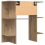 Mueble recibidor madera ingeniería roble artesanal 97,5x37x99cm en Armarios y almacenamiento | Comprar online en Foru.es