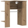 Mueble recibidor madera ingeniería roble artesanal 97,5x37x99cm en Armarios y almacenamiento | Comprar online en Foru.es