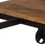 Escritorio y taburete plegable madera maciza mango 115x50x76 cm de vidaXL, Escritorios - Ref: Foro24-245261, Precio: 250,60 €...