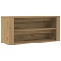 Mueble zapatero madera de ingeniería roble artisan 100x35x45 cm en Zapateros y organizadores de calzado | Comprar online en Foru