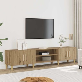 Mueble de TV madera de ingeniería roble artisan 180x31,5x40 cm en Muebles TV | Comprar online en Foru.es