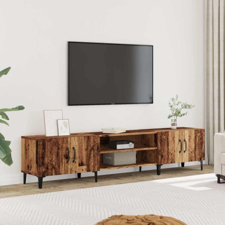 Mueble de TV madera ingeniería madera envejecida 180x31,5x40 cm en Muebles TV | Comprar online en Foru.es