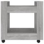 Carrito de escritorio contrachapada gris Sonoma 60x45x60 cm de vidaXL, Carros e islas - Ref: Foro24-816606, Precio: 44,69 €, ...