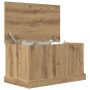 Caja de almacenaje madera ingeniería roble artisan 70x40x38 cm en Baúles de almacenamiento | Comprar online en Foru.es