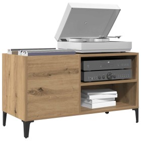Mueble discos madera de ingeniería roble artisan 84,5x38x48 cm en Armarios y almacenamiento | Comprar online en Foru.es