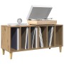 Mueble discos madera de ingeniería roble artisan 100x38x48 cm en Armarios y almacenamiento | Comprar online en Foru.es