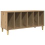 Mueble discos madera de ingeniería roble artisan 100x38x48 cm en Armarios y almacenamiento | Comprar online en Foru.es