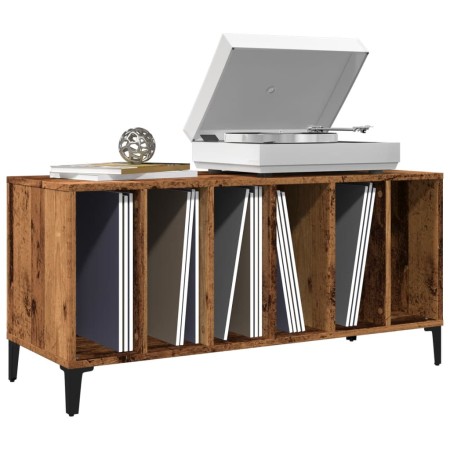 Mueble para discos madera de ingeniería envejecida 100x38x48 cm en Armarios y almacenamiento | Comprar online en Foru.es