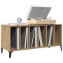 Mueble para discos madera ingeniería roble artisan 100x38x48 cm en Armarios y almacenamiento | Comprar online en Foru.es