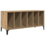 Mueble para discos madera ingeniería roble artisan 100x38x48 cm en Armarios y almacenamiento | Comprar online en Foru.es