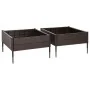 Arriate de jardín polipropileno 120x120x20 cm de vidaXL, Maceteros y jardineras - Ref: Foro24-153614, Precio: 66,62 €, Descue...