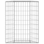 Arriate de gaviones de trapecio acero galvanizado 80x20x100 cm en Macetas y jardineras | Comprar online en Foru.es