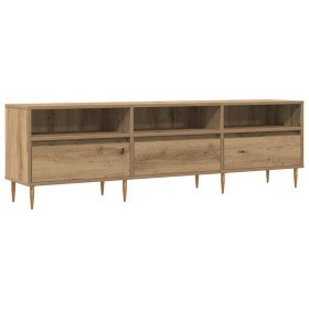 Mueble de TV madera de ingeniería roble artisan 150x30x44,5 cm en Muebles TV | Comprar online en Foru.es